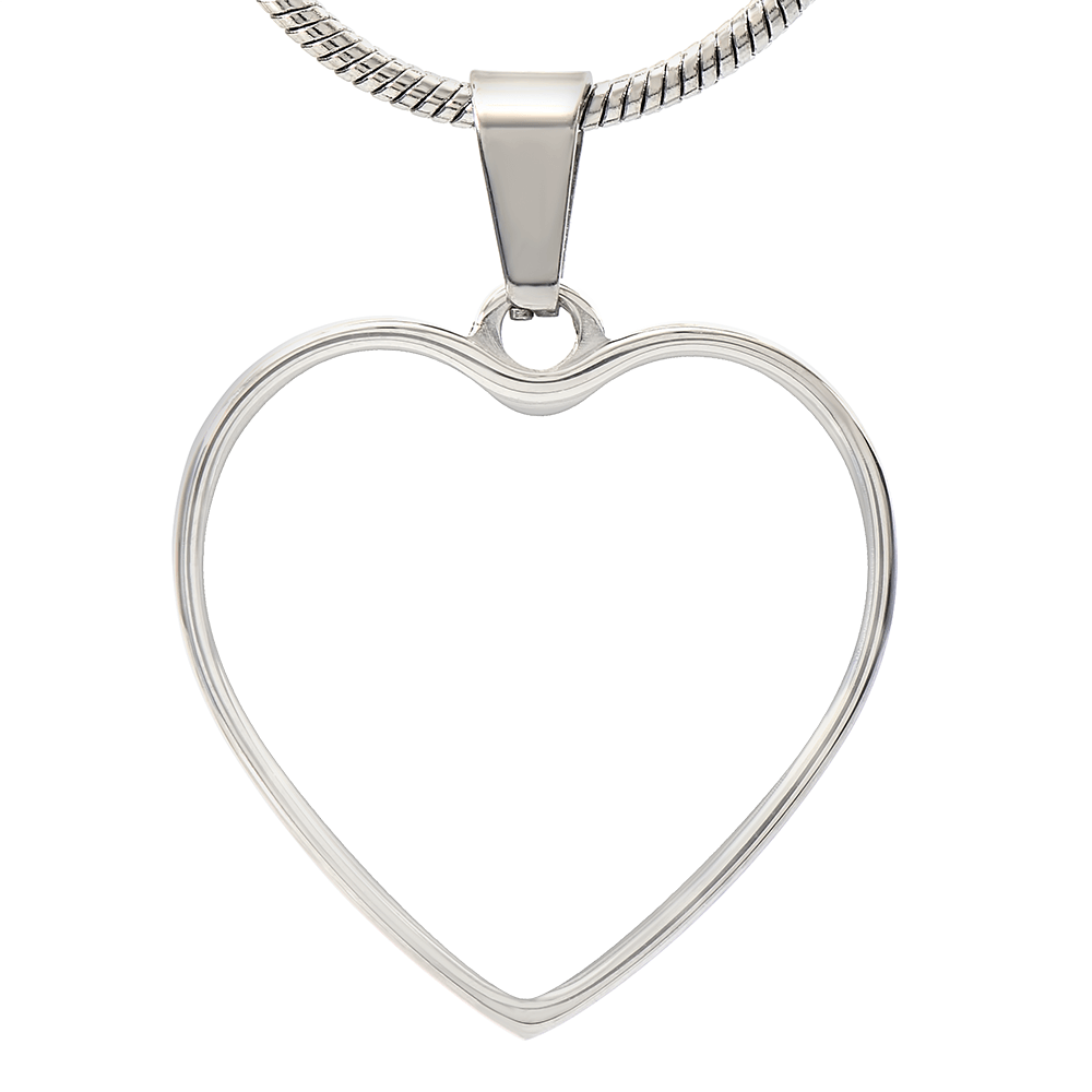 Personalized Heart Necklace