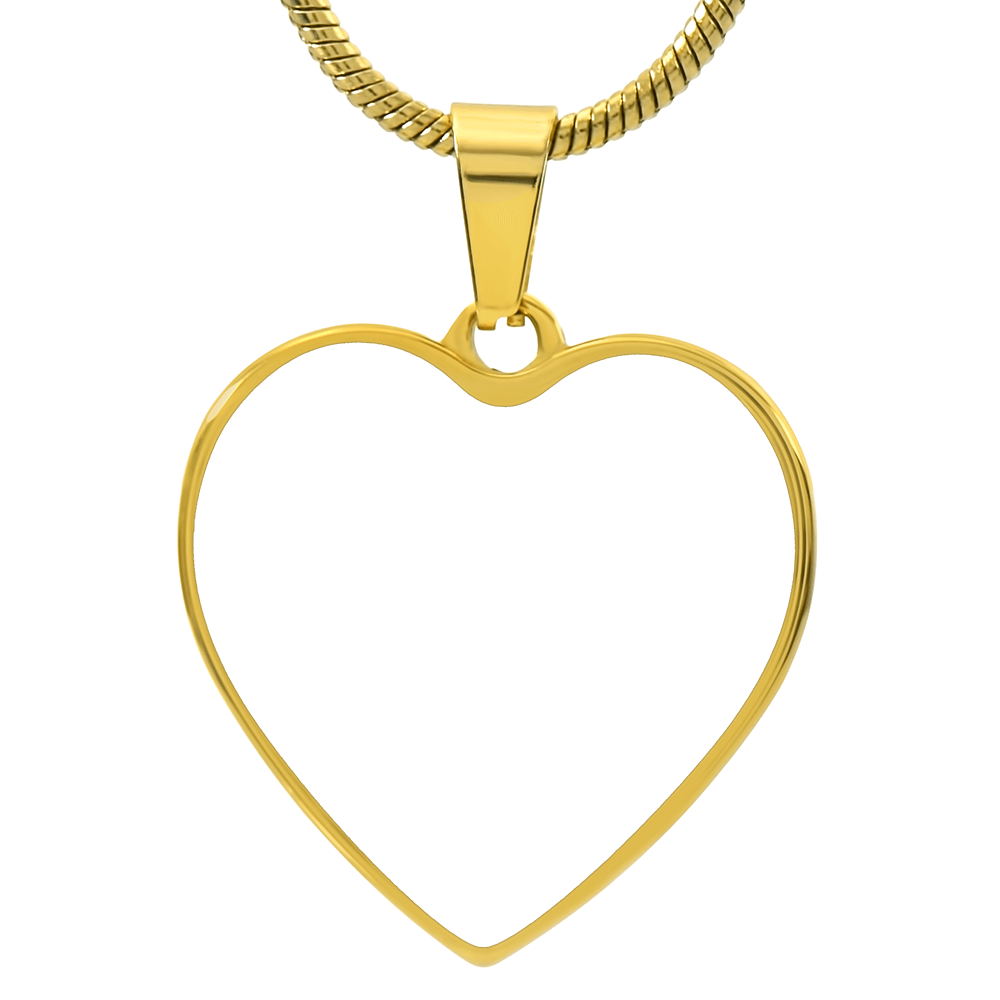 Personalized Heart Necklace