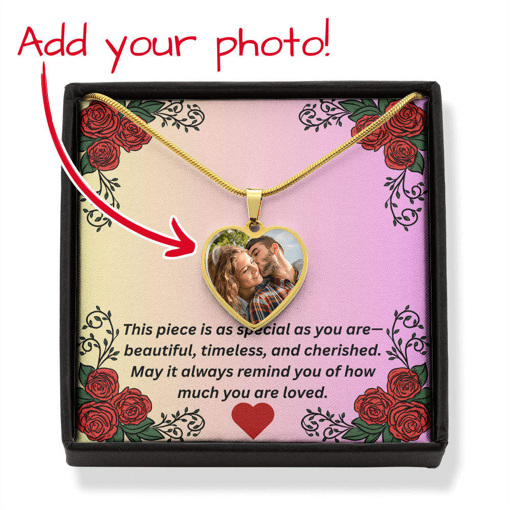 Personalized Heart Necklace Gift Box