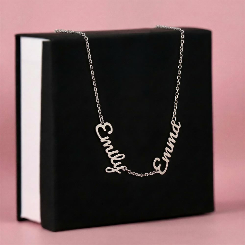 2 Name Necklace