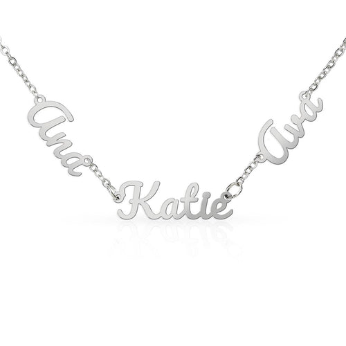 3 Name Necklace