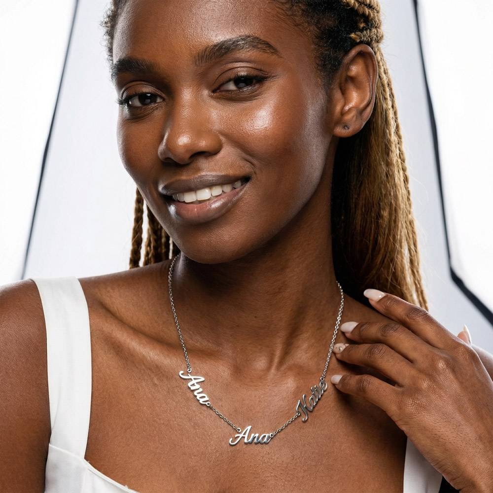 3 Name Necklace