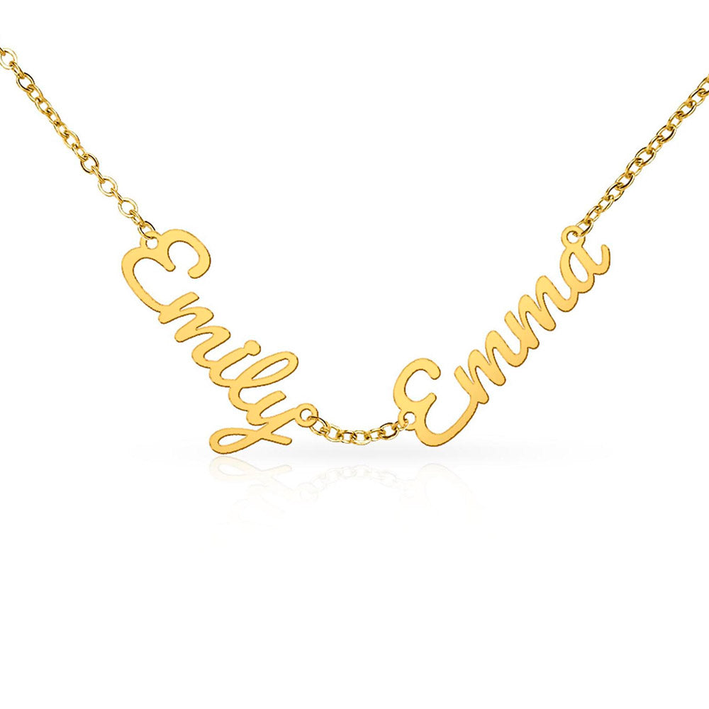 2 Name Necklace