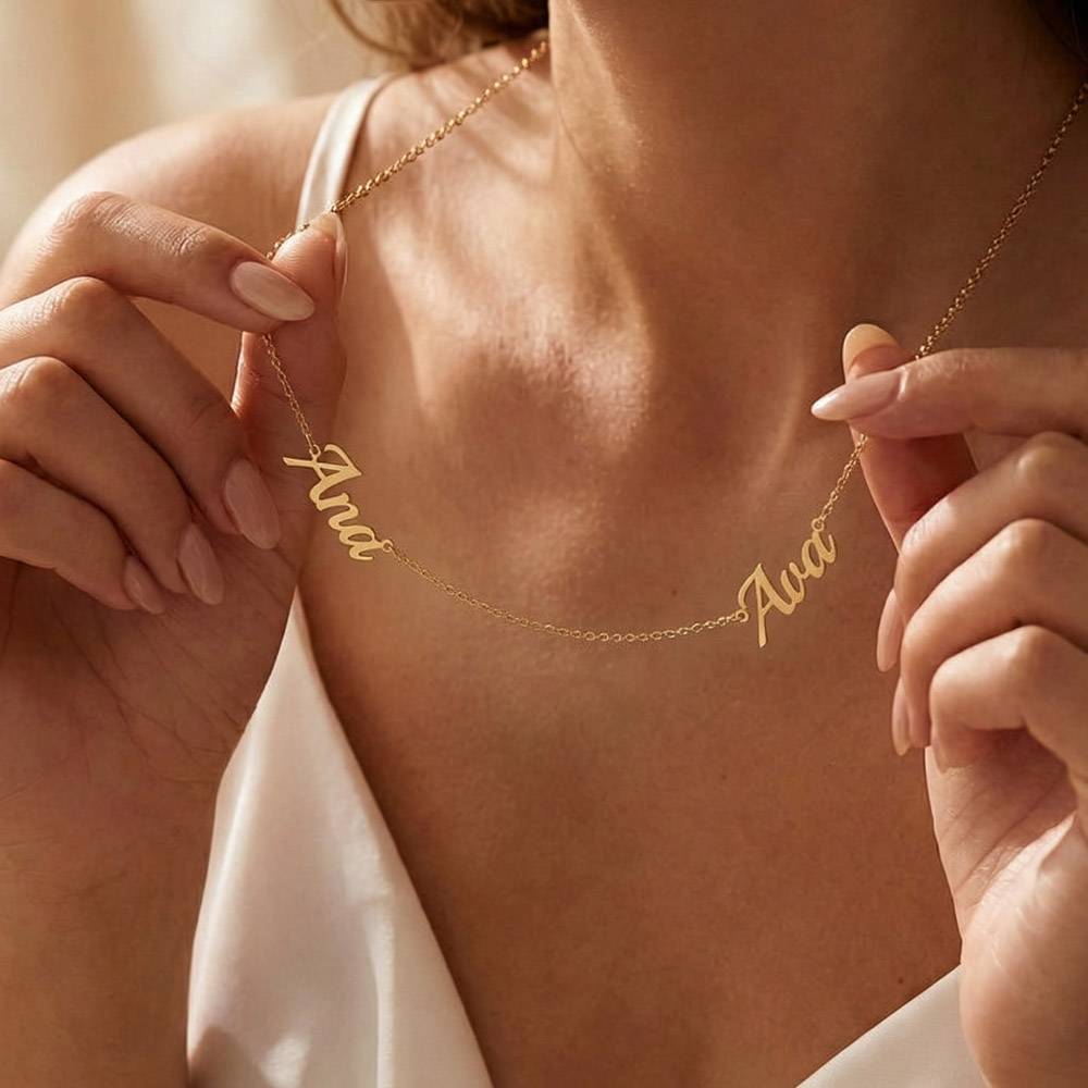 2 Name Necklace