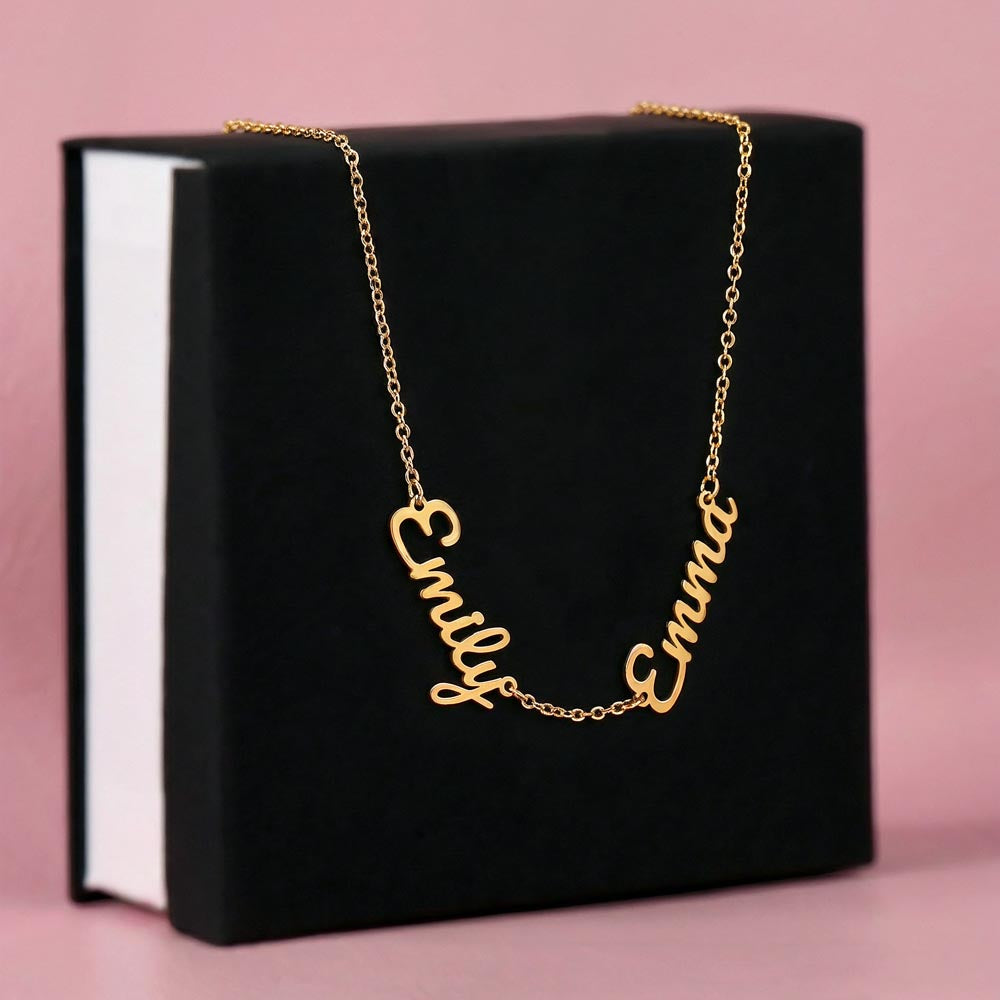 2 Name Necklace