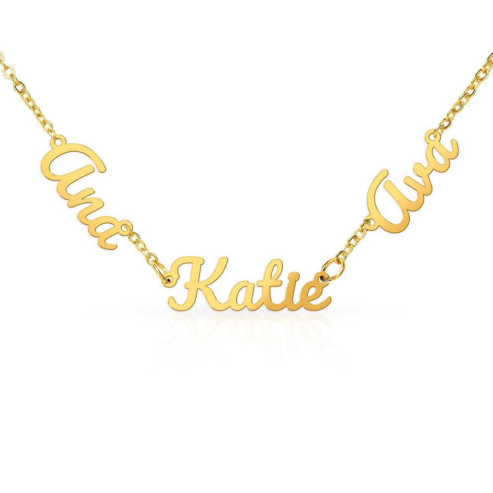 3 Name Necklace