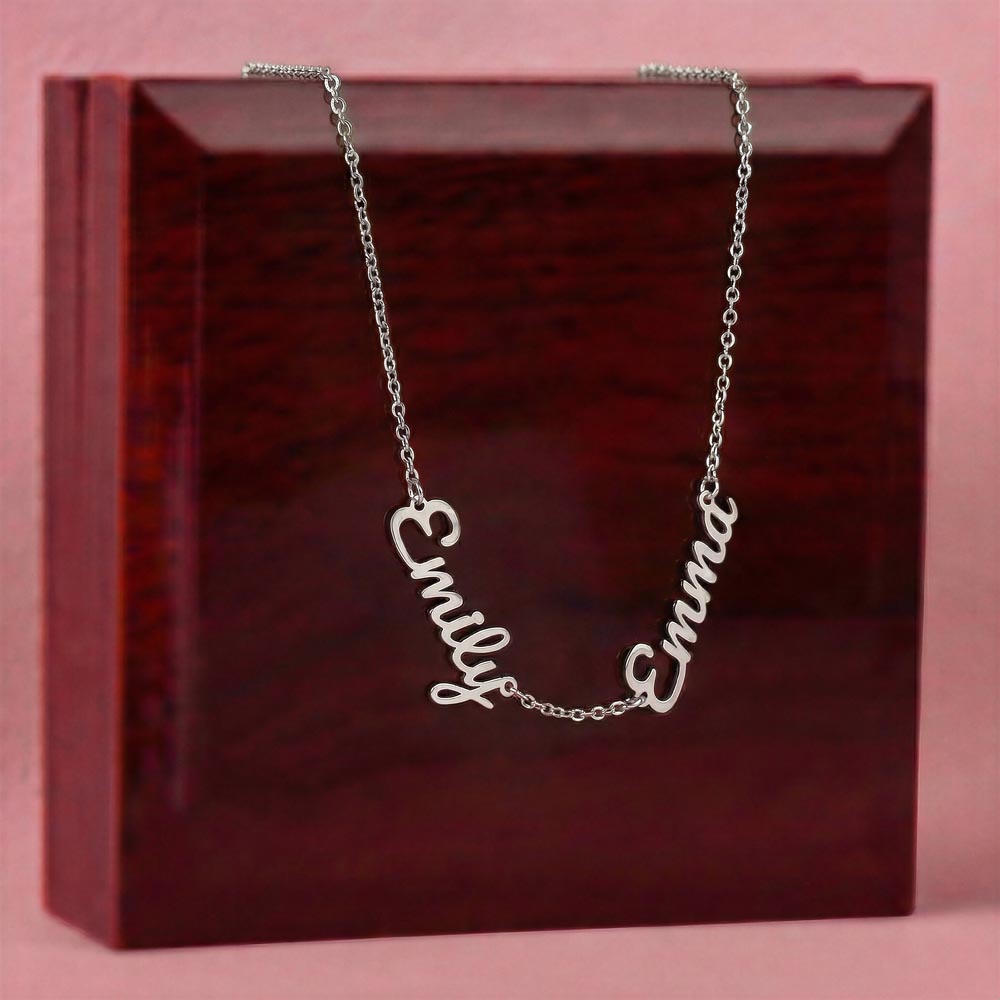 2 Name Necklace
