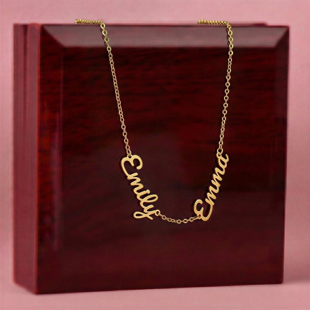 2 Name Necklace