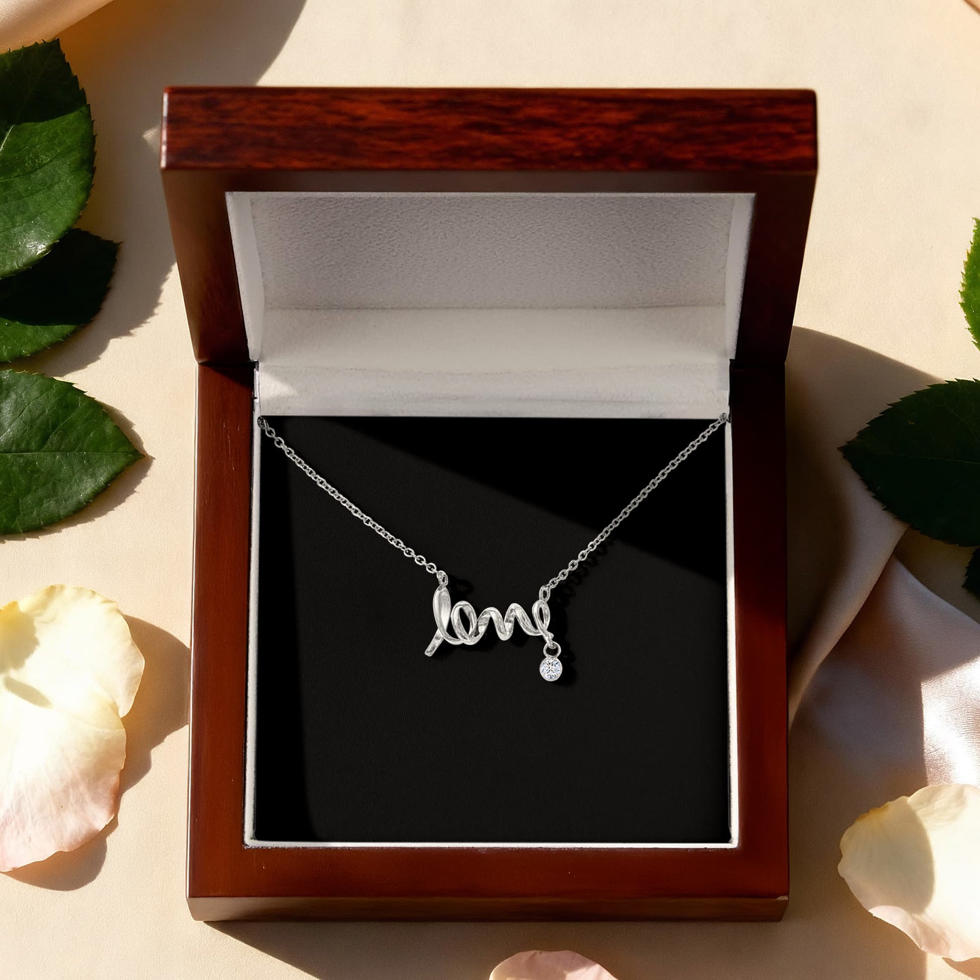 Scripted Love Necklace