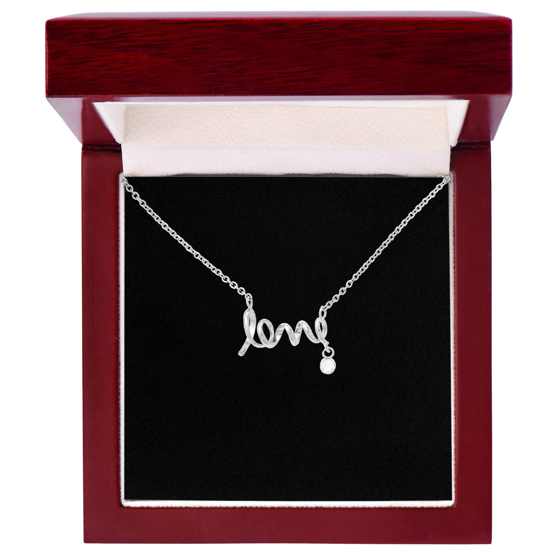 Scripted Love Necklace