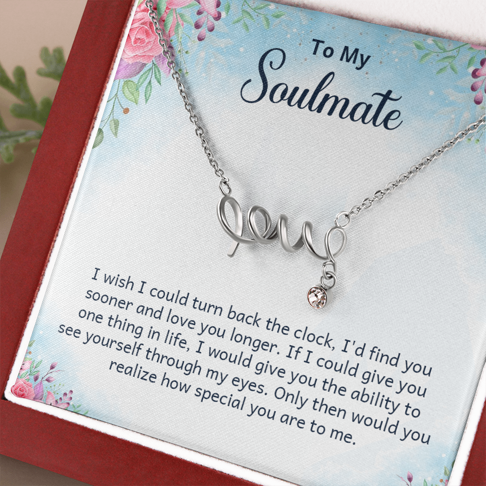 Scripted Love Necklace Gift for Her
