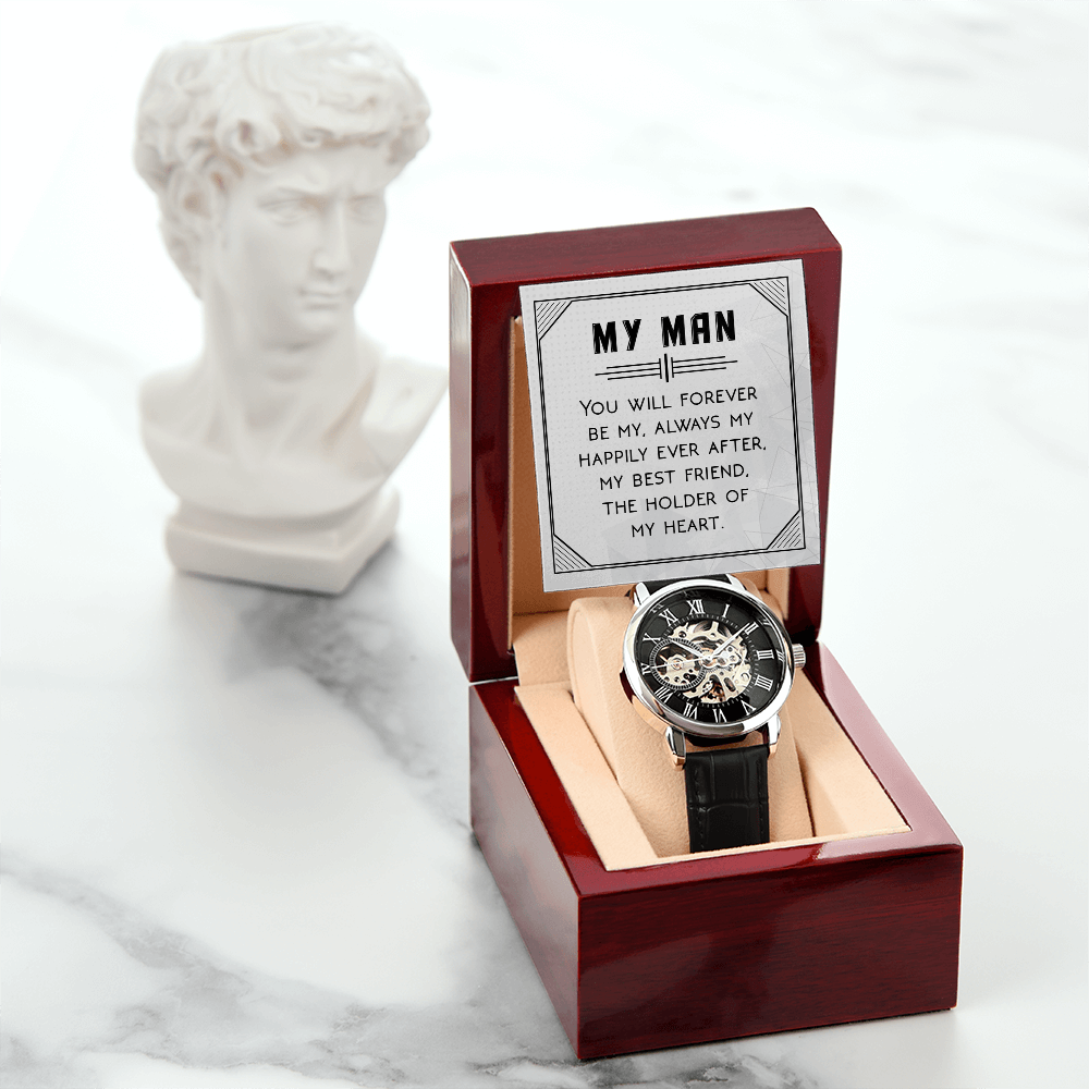 Openwork Watch Gift for Him