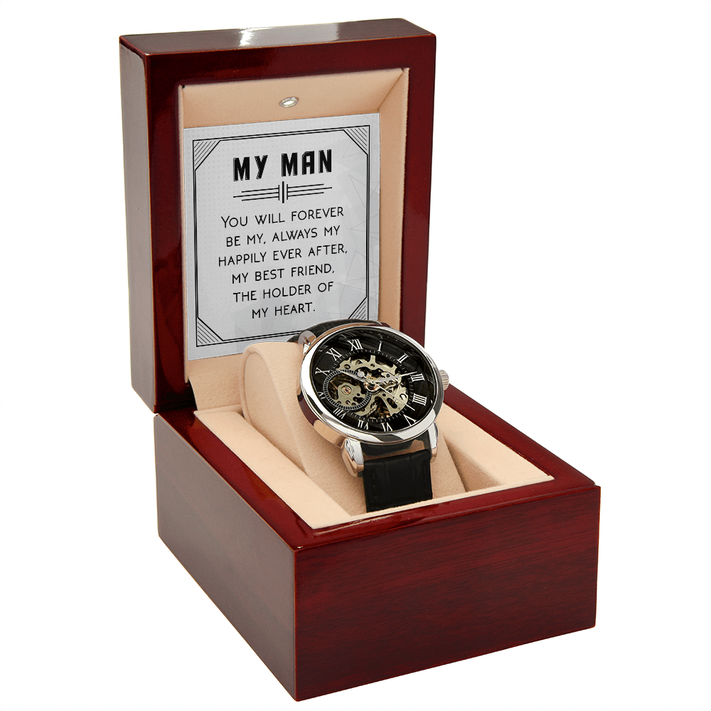 Openwork Watch Gift for Him