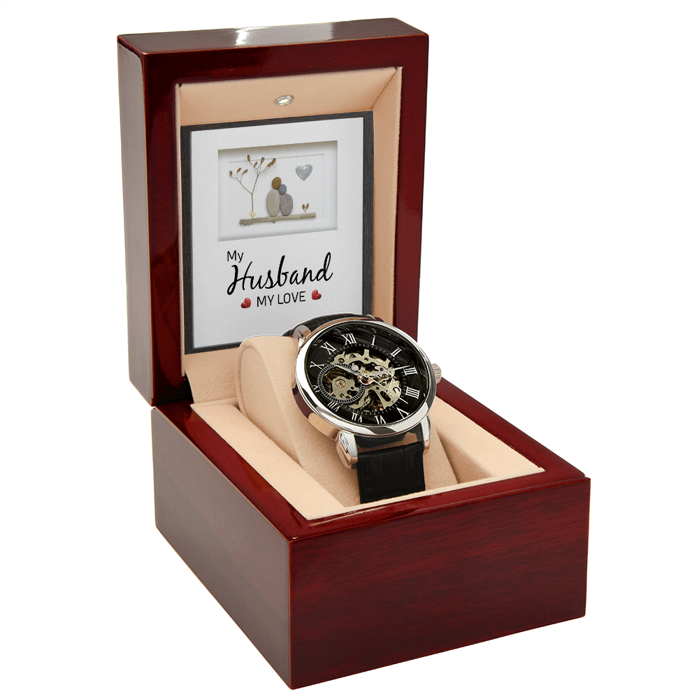 Openwork Watch Gift for Husband