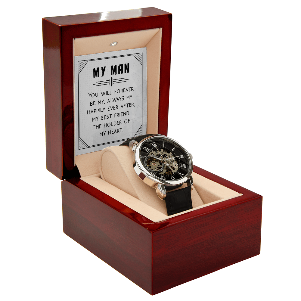 Openwork Watch Gift for Him