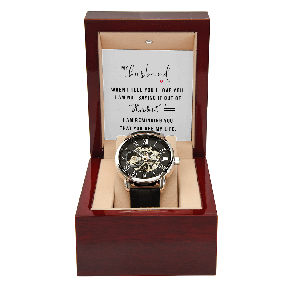 Openwork Watch for Husband