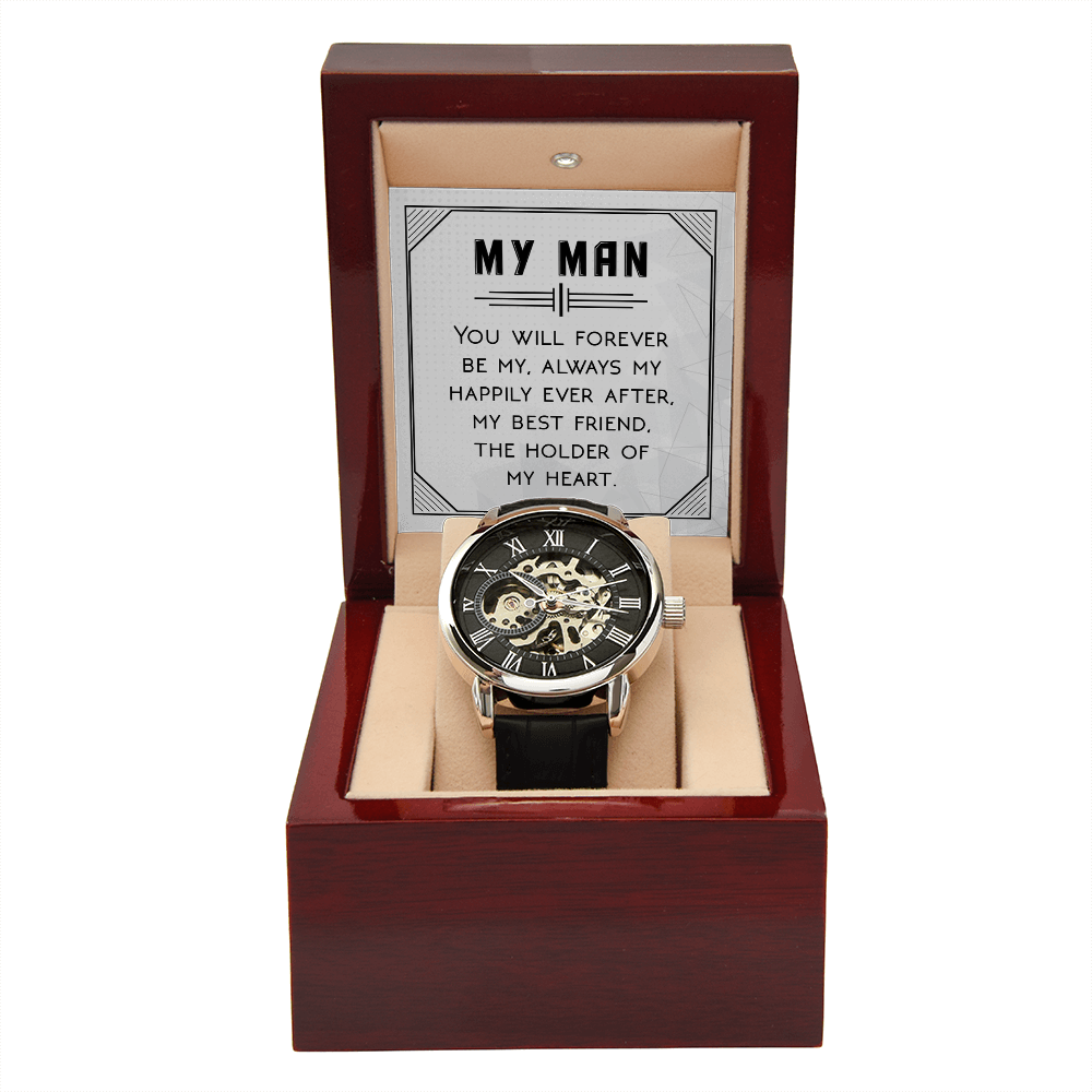 Openwork Watch Gift for Him