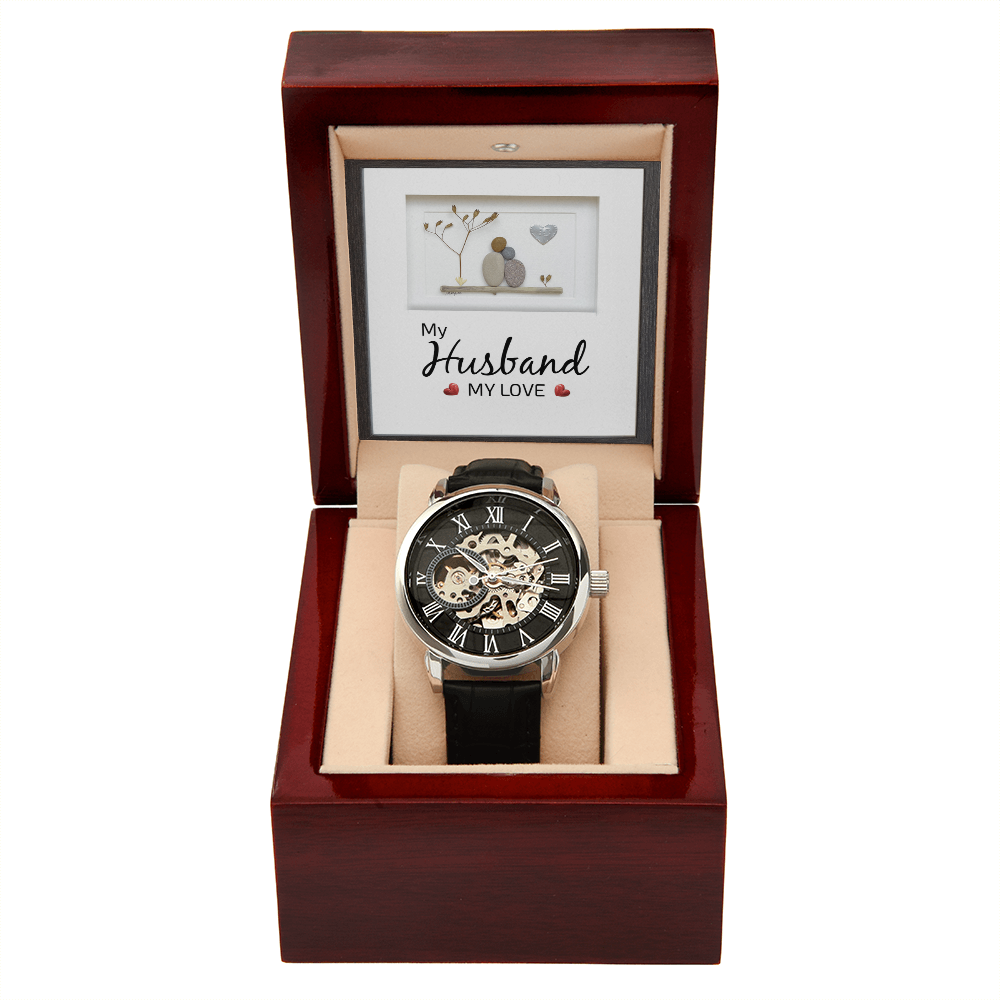 Openwork Watch Gift for Husband