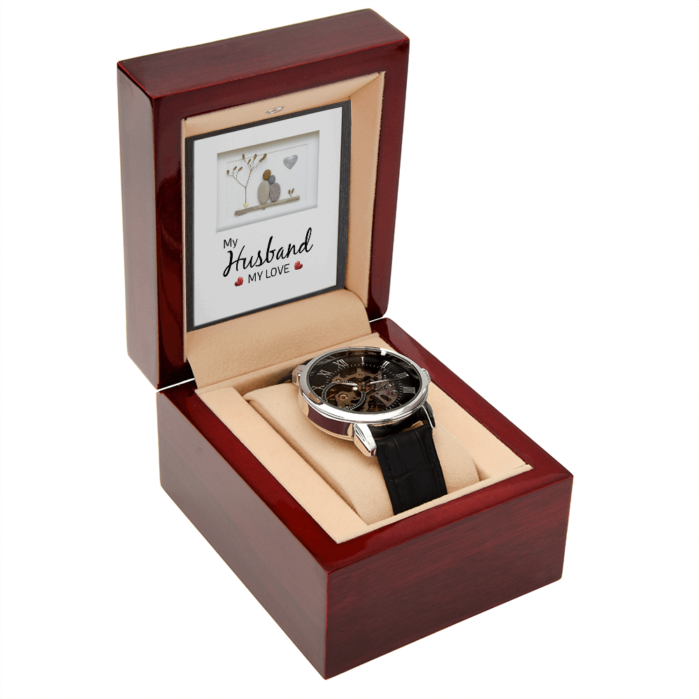 Openwork Watch Gift for Husband
