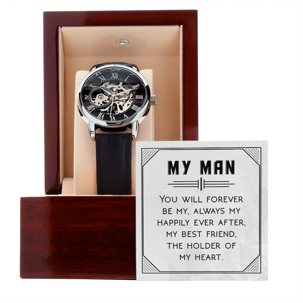 Openwork Watch Gift for Him