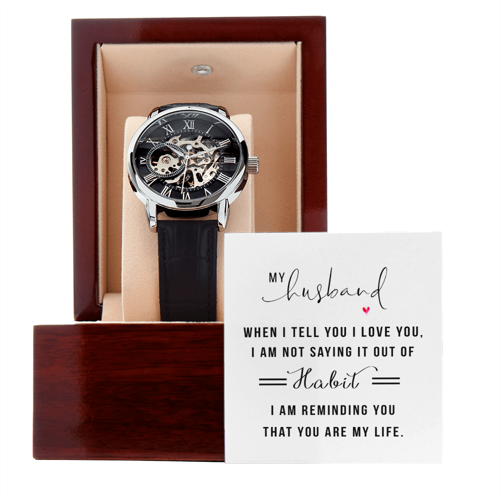 Openwork Watch for Husband