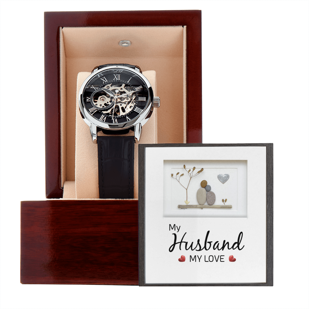 Openwork Watch Gift for Husband