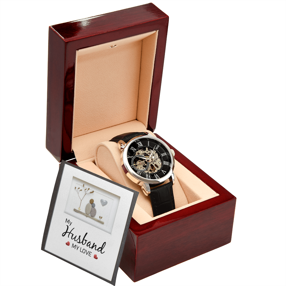 Openwork Watch Gift for Husband