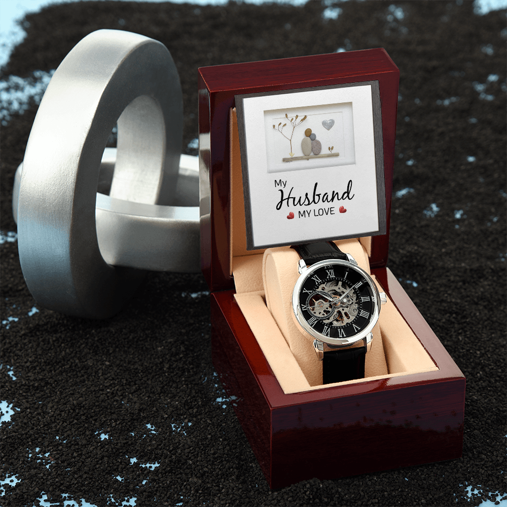 Openwork Watch Gift for Husband