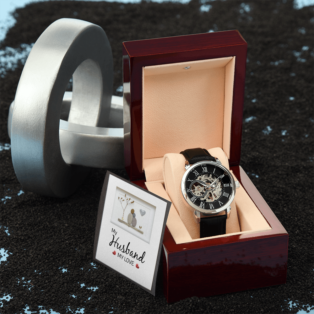 Openwork Watch Gift for Husband