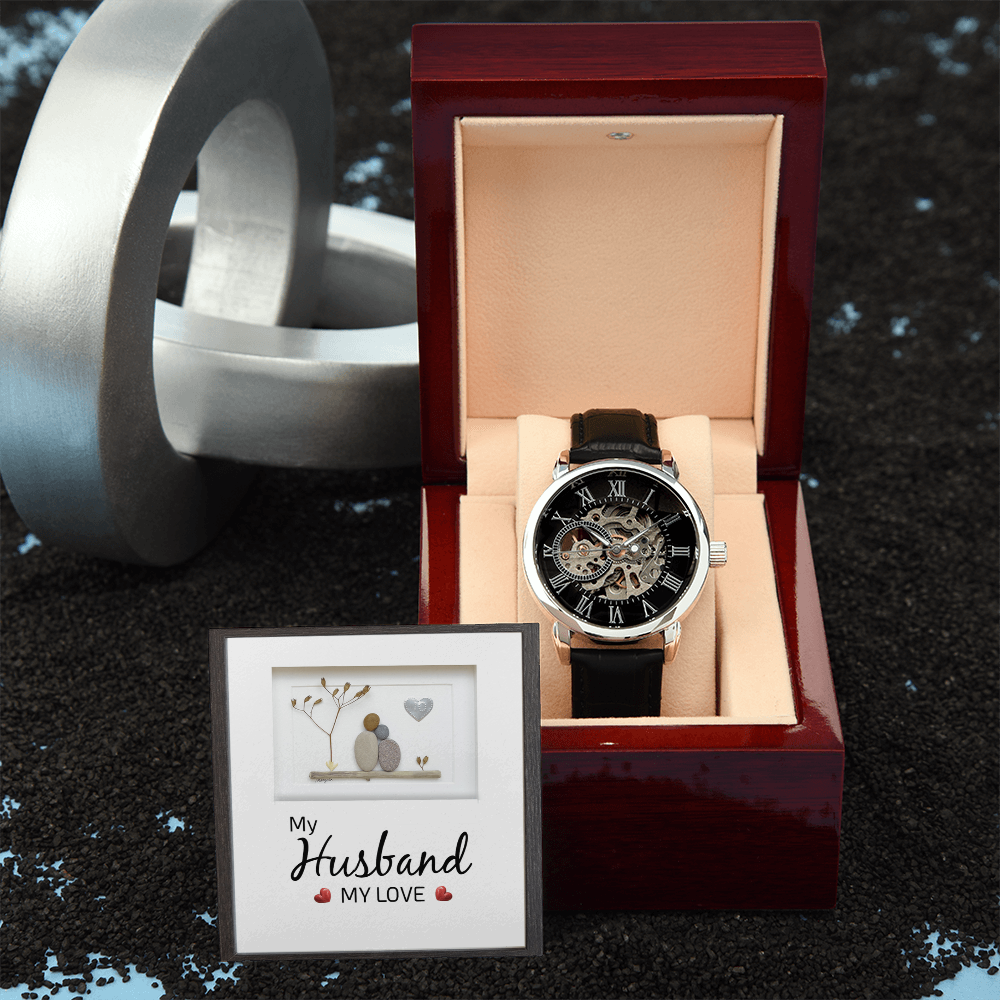 Openwork Watch Gift for Husband