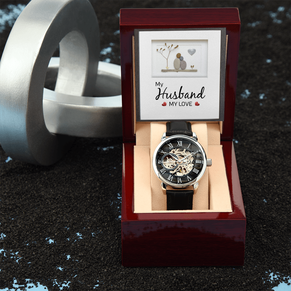 Openwork Watch Gift for Husband