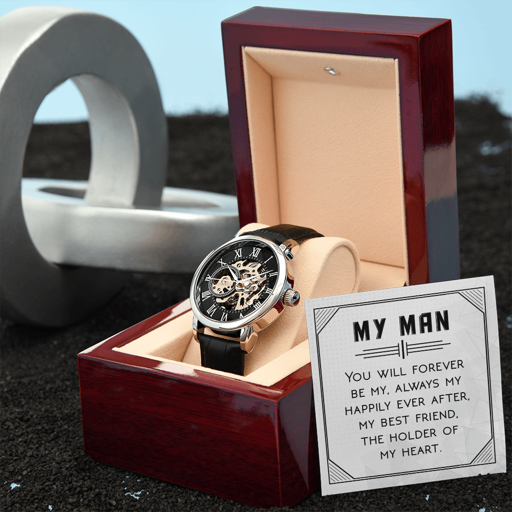 Openwork Watch Gift for Him