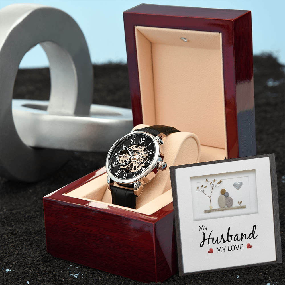 Openwork Watch Gift for Husband