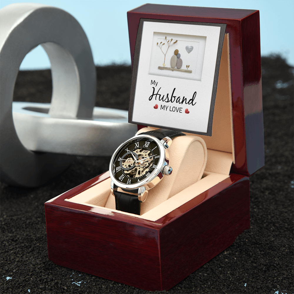 Openwork Watch Gift for Husband