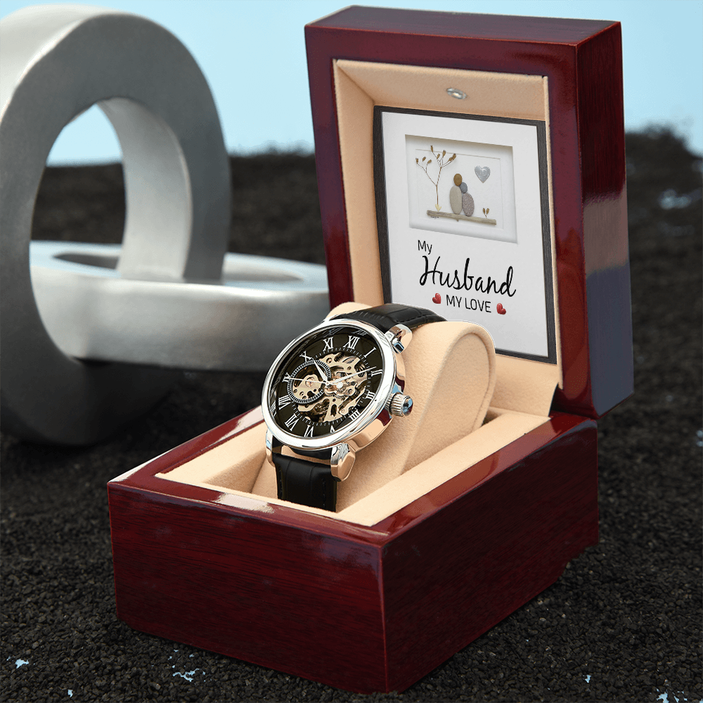 Openwork Watch Gift for Husband