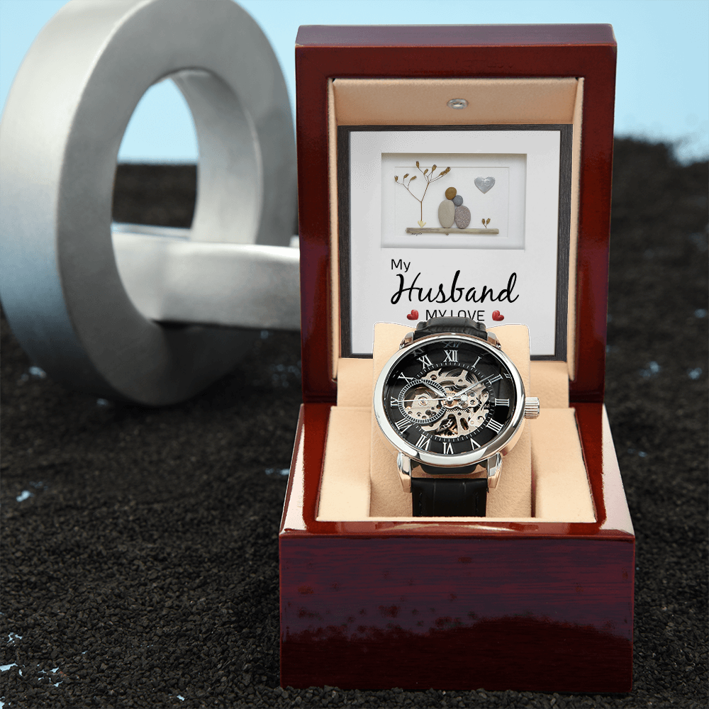 Openwork Watch Gift for Husband