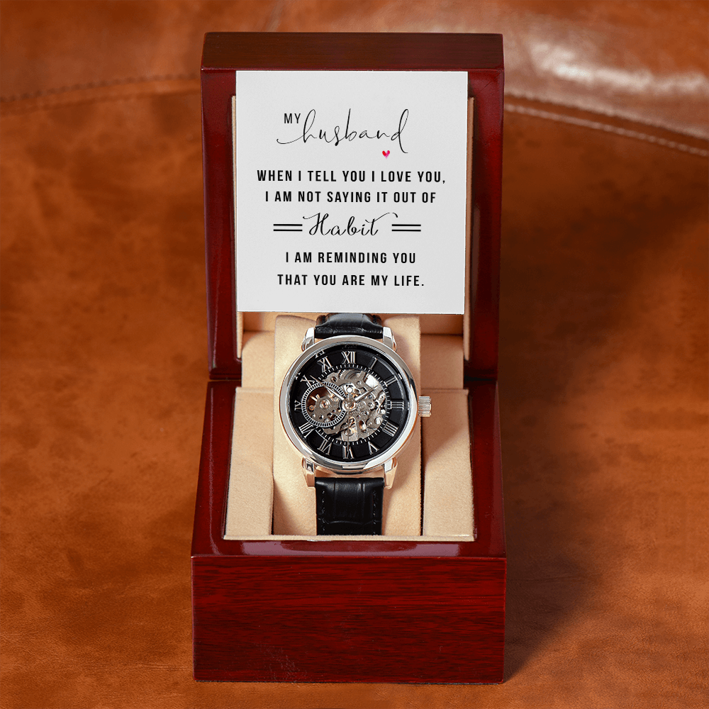 Openwork Watch for Husband