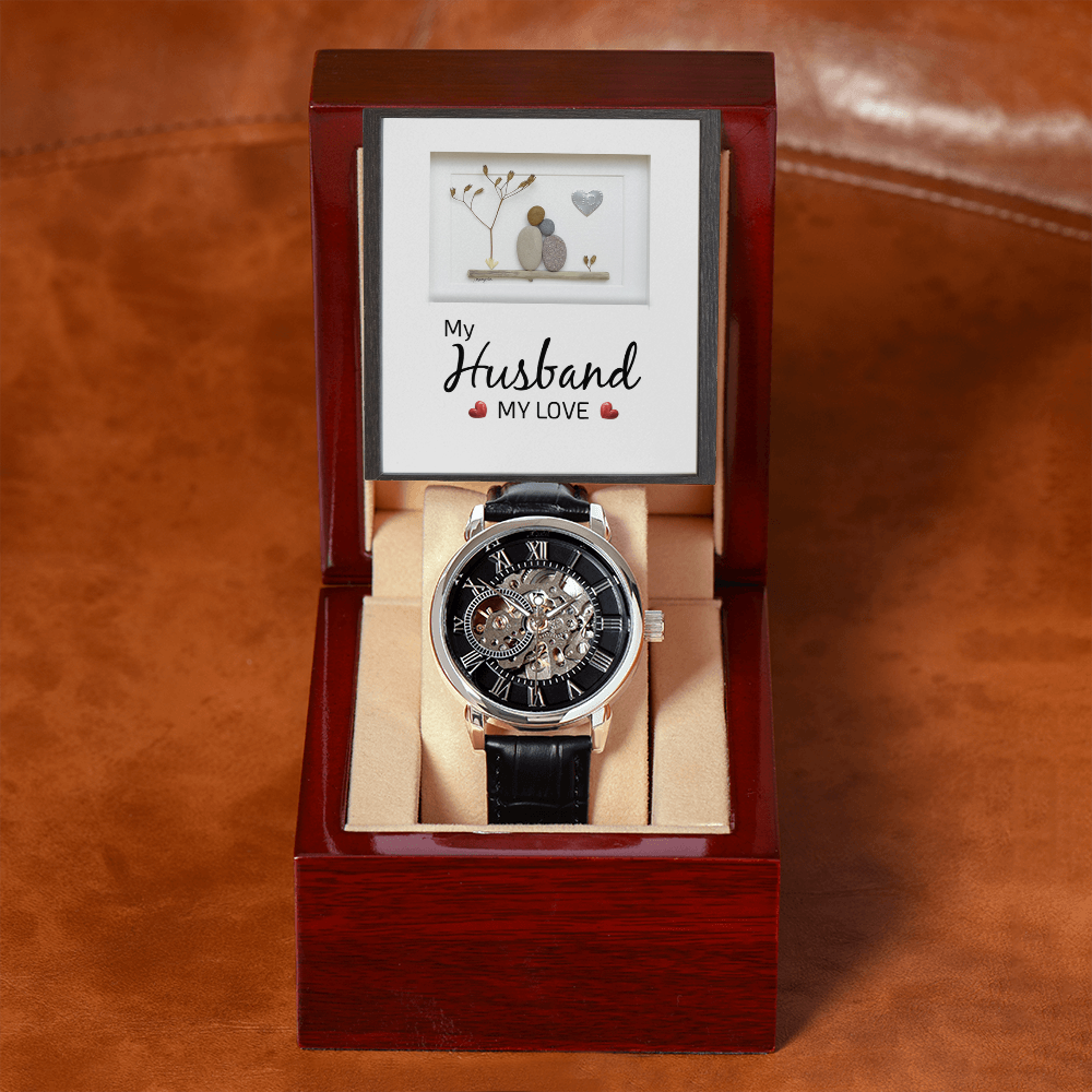 Openwork Watch Gift for Husband