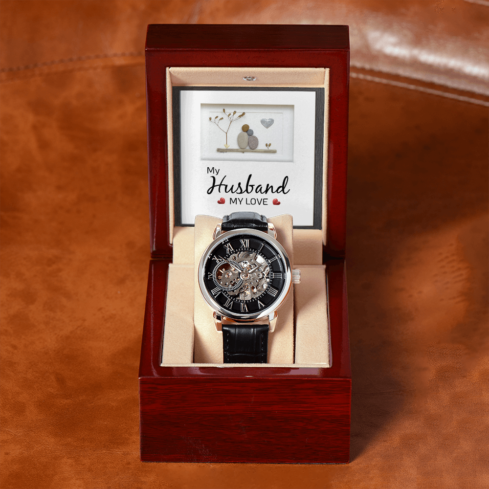 Openwork Watch Gift for Husband