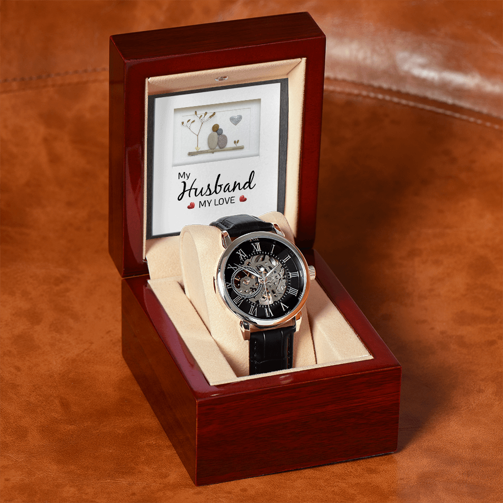 Openwork Watch Gift for Husband
