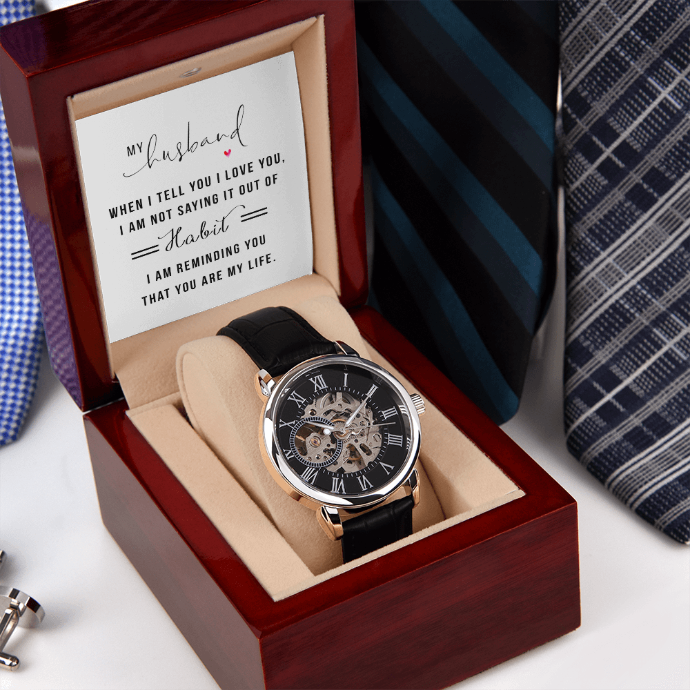 Openwork Watch for Husband