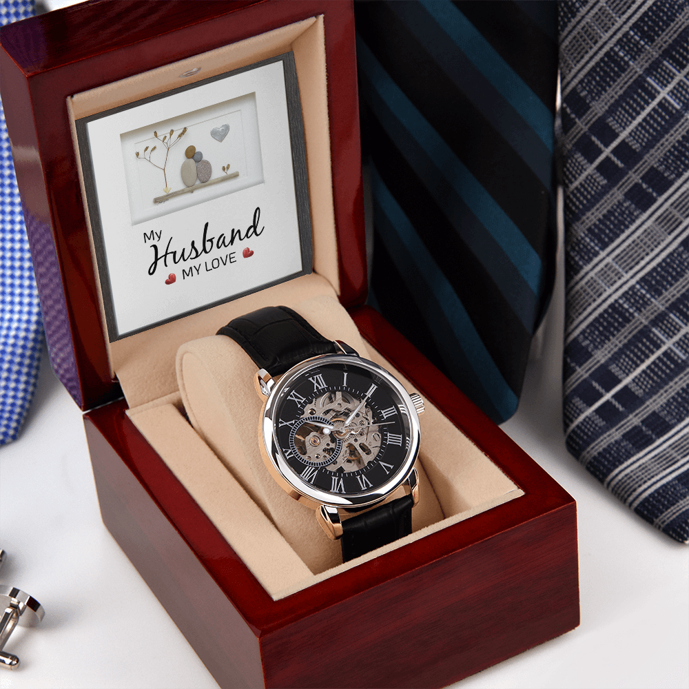 Openwork Watch Gift for Husband