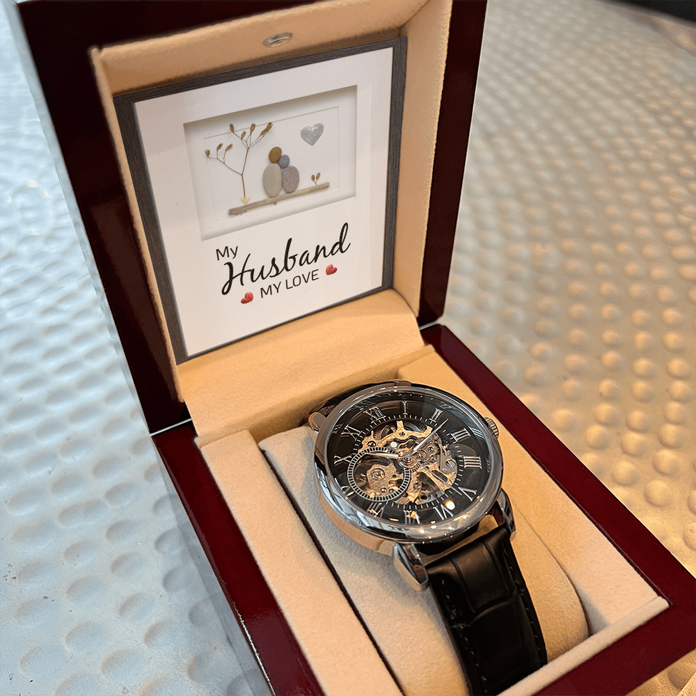 Openwork Watch Gift for Husband
