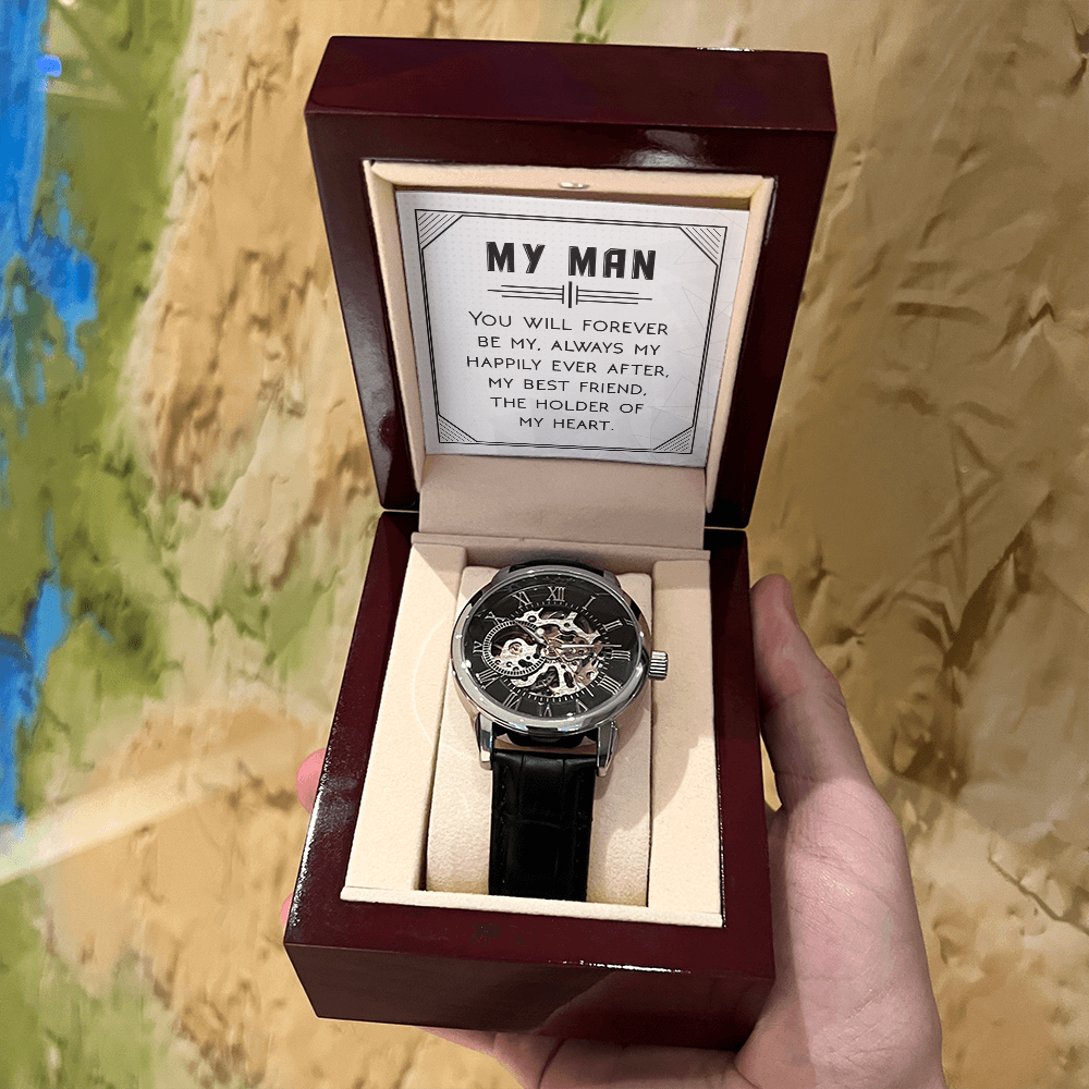 Openwork Watch Gift for Him