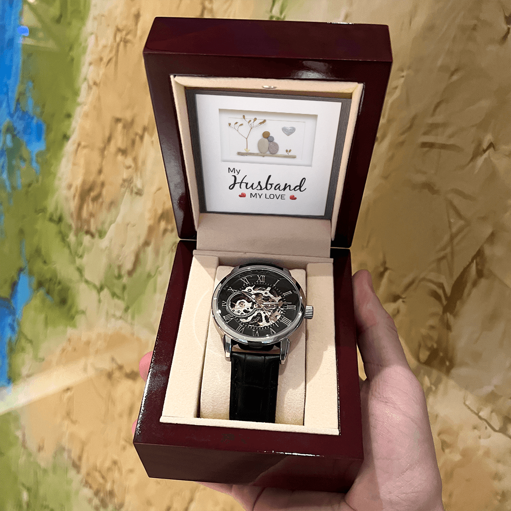 Openwork Watch Gift for Husband