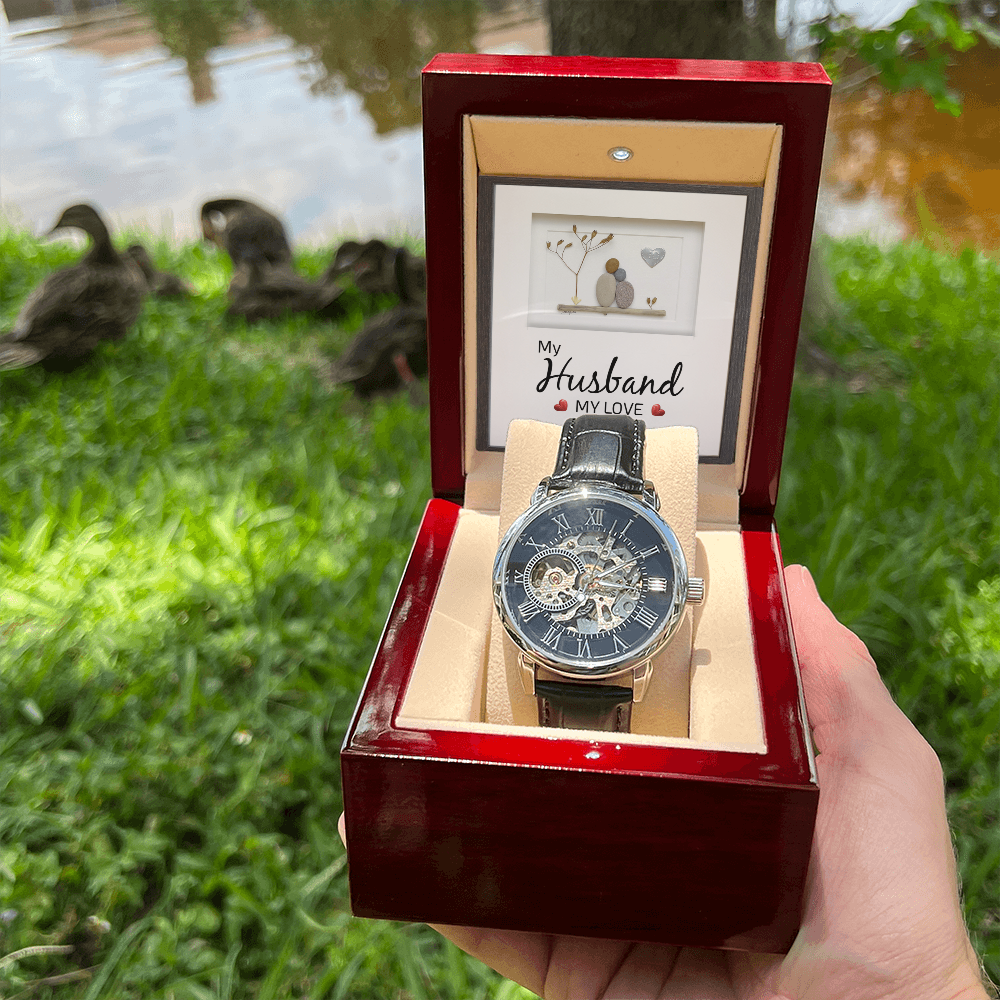 Openwork Watch Gift for Husband