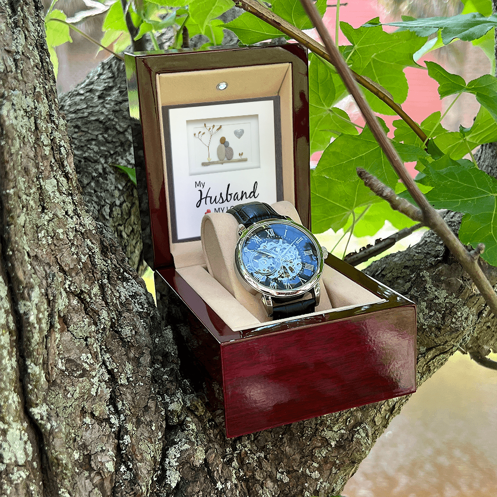 Openwork Watch Gift for Husband