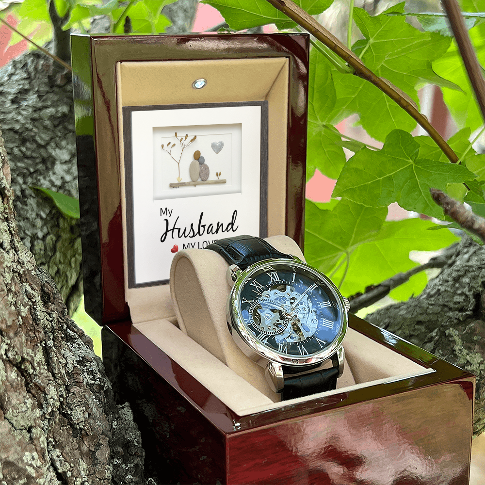 Openwork Watch Gift for Husband