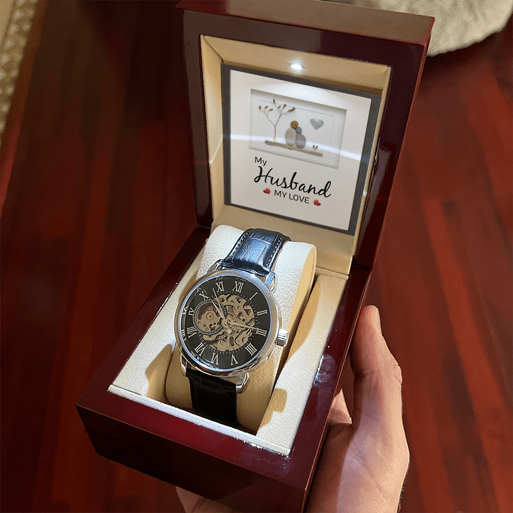 Openwork Watch Gift for Husband