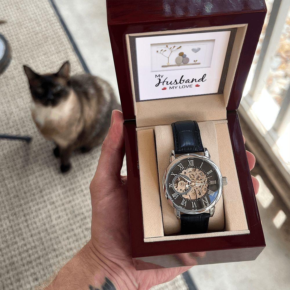 Openwork Watch Gift for Husband